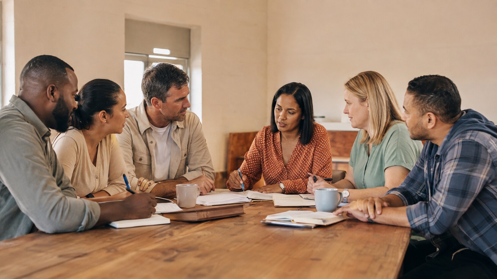 Humble Hopes volunteers planning a community project