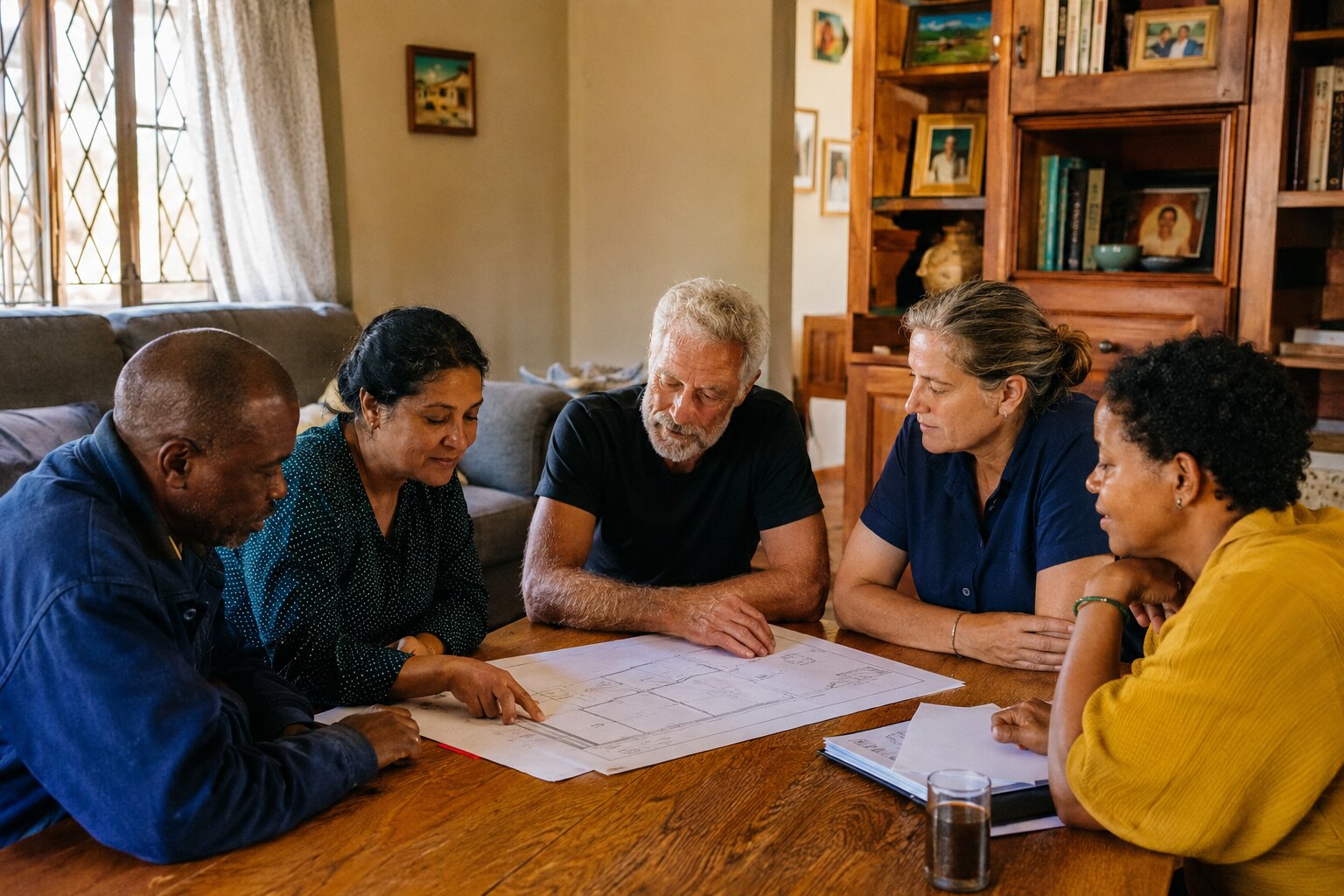 Community project planning meeting