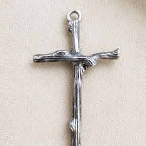Rustic Silver Nail Cross Pendant | Humble Hopes SA